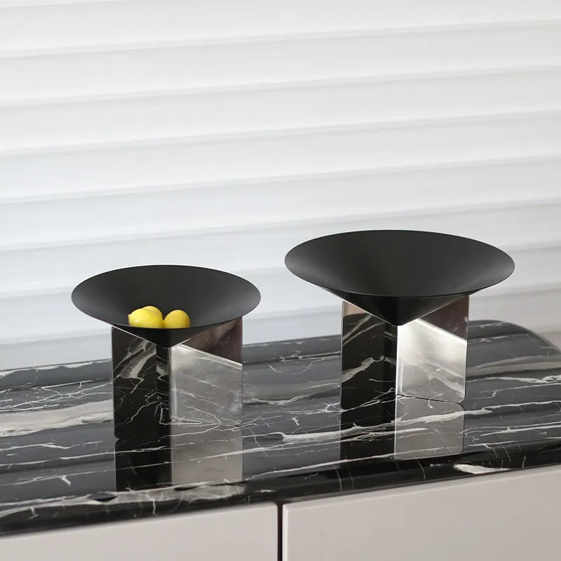 Stand fruit bowl Black