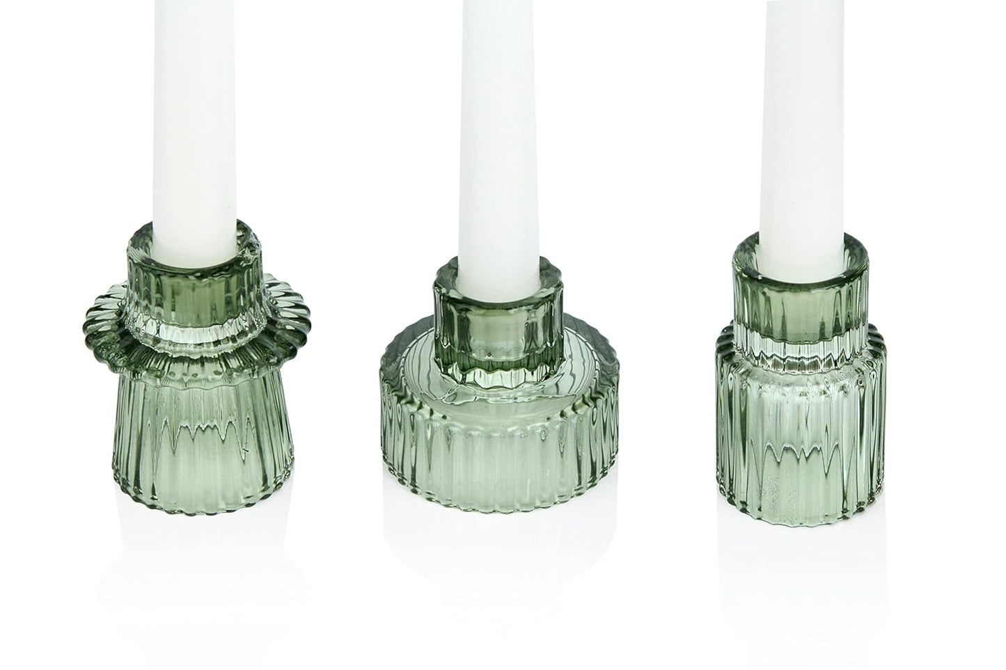 Glass Candle Holders