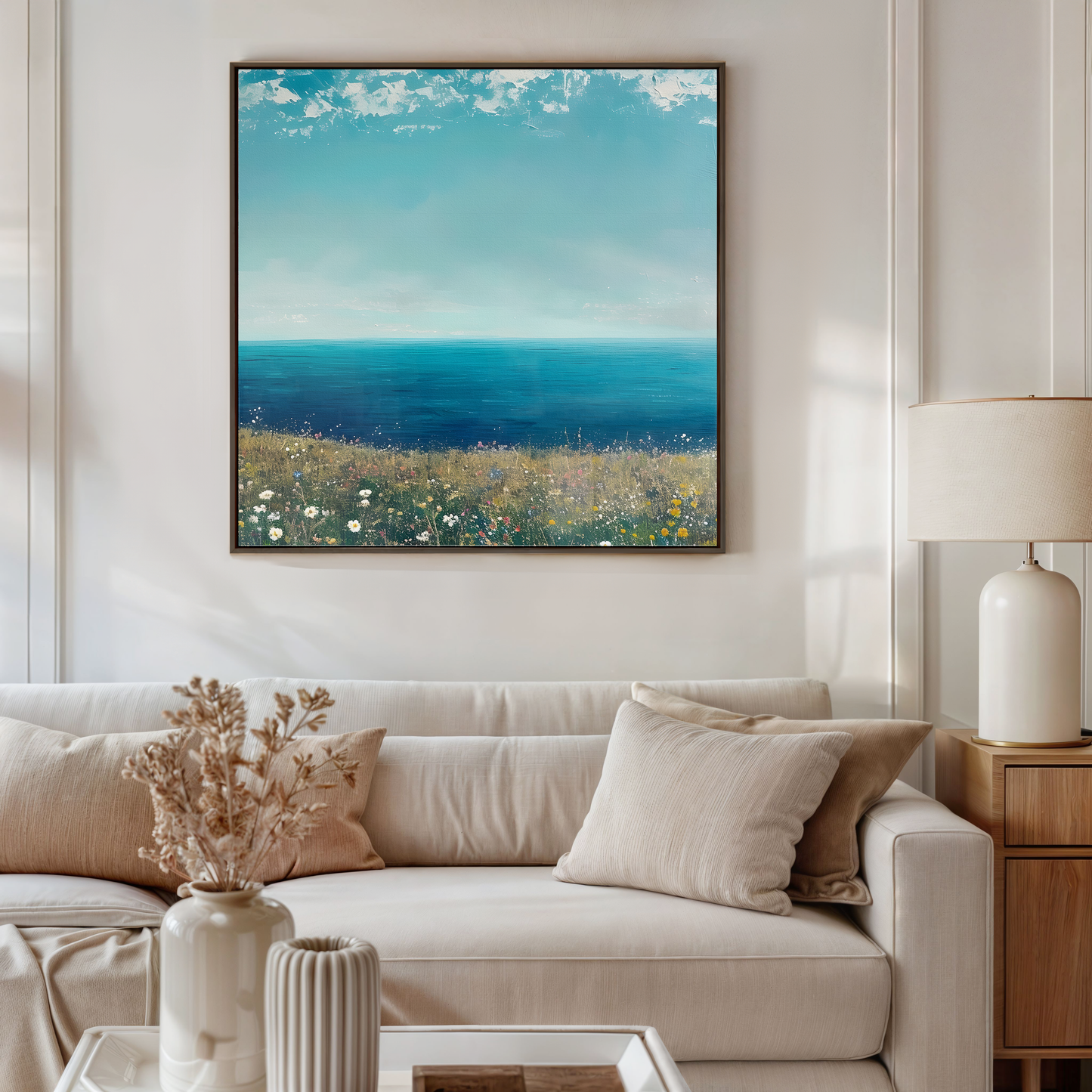 Tranquil Ocean View Canvas Print