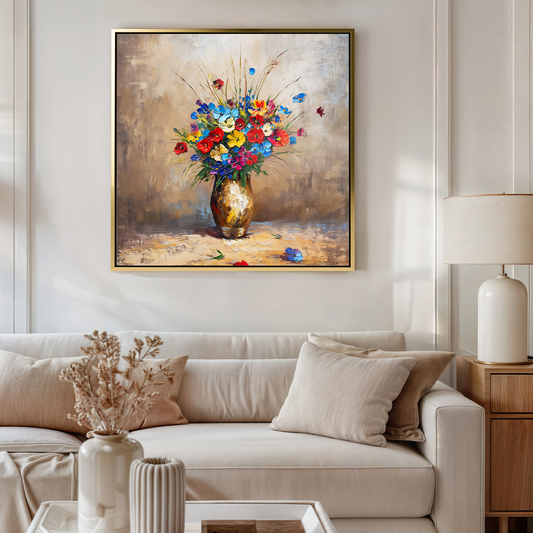 Wildflower Bouquet - Canvas Print