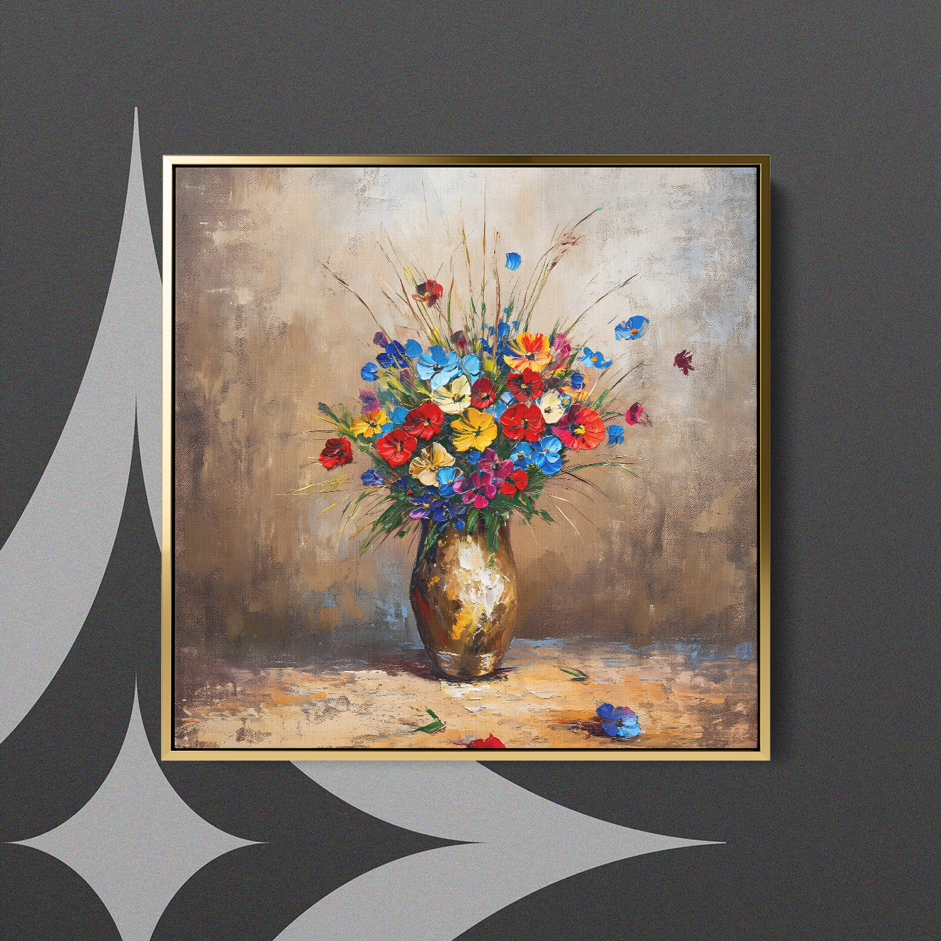 Wildflower Bouquet - Canvas Print