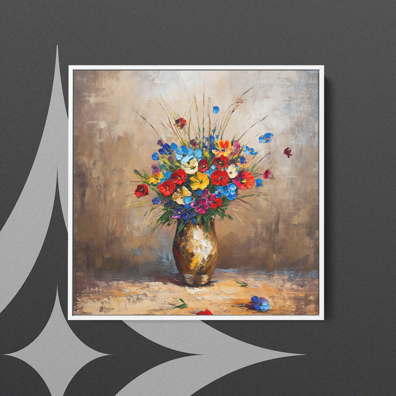 Wildflower Bouquet - Canvas Print